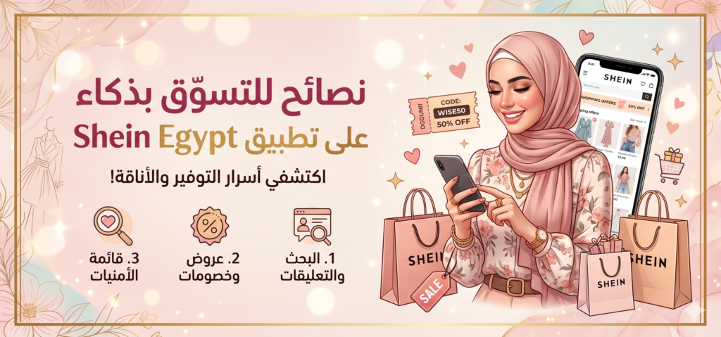 نصائح للتسوّق بذكاء على تطبيق Shein Egypt: دليلكِ الشامل لصيف 2026