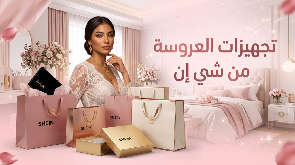 مجموعة من تجهيزات العروسة من شي إن تشمل أحدث أدوات ديكور وتنظيم المنزل